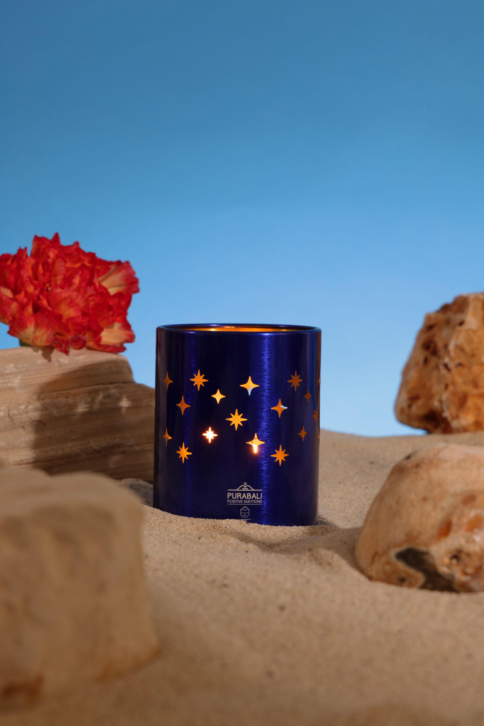 Huile corps Passion étoilée 50 ml + photophore (option) – Image 2